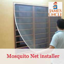 Mosquito Net installer Mr. Alok Paul in Rajarhat Gopalpur